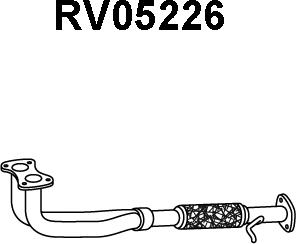Veneporte RV05226 - Труба вихлопного газу autocars.com.ua