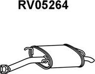 Veneporte RV05264 - Глушник вихлопних газів кінцевий autocars.com.ua