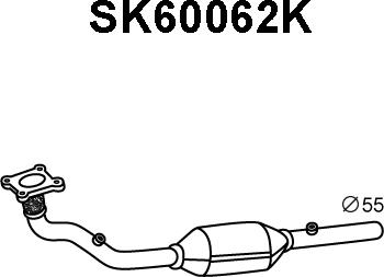 Veneporte SK60062K - Каталізатор autocars.com.ua
