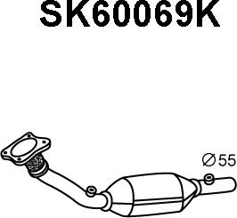 Veneporte SK60069K - Катализатор avtokuzovplus.com.ua
