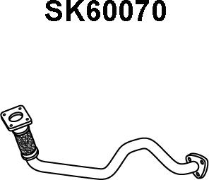 Veneporte SK60070 - Труба выхлопного газа autodnr.net