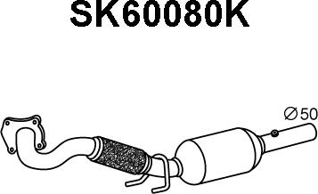 Veneporte SK60080K - Каталізатор autocars.com.ua