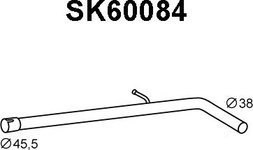 Veneporte SK60084 - Труба выхлопного газа autodnr.net