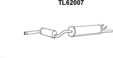 Veneporte TL62007 - Глушник вихлопних газів кінцевий autocars.com.ua