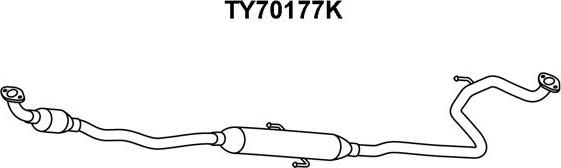 Veneporte TY70177K - Катализатор avtokuzovplus.com.ua