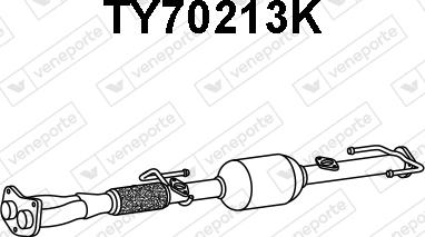 Veneporte TY70213K - Катализатор avtokuzovplus.com.ua