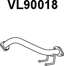 Veneporte VL90018 - Труба выхлопного газа avtokuzovplus.com.ua