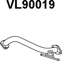 Veneporte VL90019 - Труба выхлопного газа avtokuzovplus.com.ua