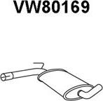 Veneporte VW80169 - Средний глушитель выхлопных газов autodnr.net
