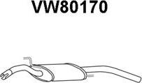 Veneporte VW80170 - Глушитель выхлопных газов, конечный autodnr.net