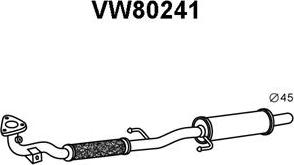 Veneporte VW80241 - Предглушитель выхлопных газов avtokuzovplus.com.ua