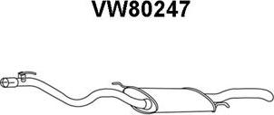Veneporte VW80247 - Глушитель выхлопных газов, конечный autodnr.net