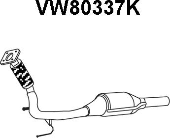 Veneporte VW80337K - Катализатор autodnr.net