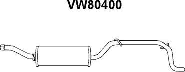 Veneporte VW80400 - Глушитель выхлопных газов, конечный autodnr.net