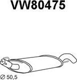 Veneporte VW80475 - Глушитель выхлопных газов, конечный autodnr.net