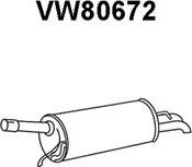 Veneporte VW80672 - Глушитель выхлопных газов, конечный avtokuzovplus.com.ua