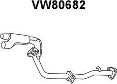 Veneporte VW80682 - Труба выхлопного газа avtokuzovplus.com.ua