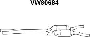Veneporte VW80684 - Предглушитель выхлопных газов avtokuzovplus.com.ua