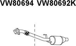 Veneporte VW80694 - Труба выхлопного газа avtokuzovplus.com.ua