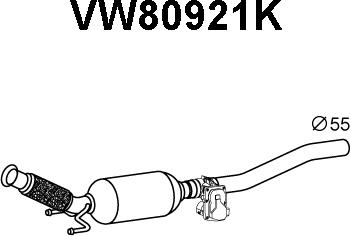 Veneporte VW80921K - Катализатор avtokuzovplus.com.ua