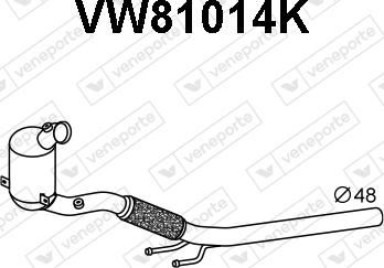 Veneporte VW81014K - Катализатор autodnr.net