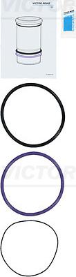 Victor Reinz 157607302 - Комплект прокладок, гільза циліндра autocars.com.ua