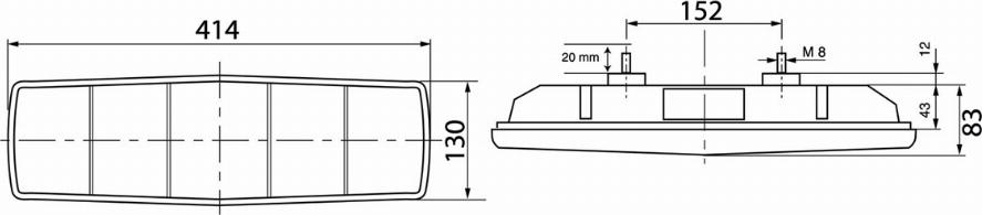 VIGNAL 141500 - Задній ліхтар autocars.com.ua