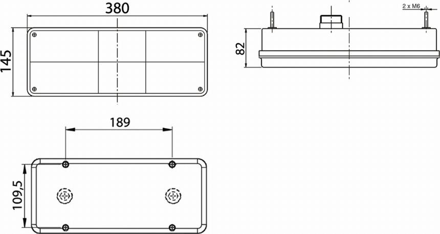 VIGNAL D12334 - Задний фонарь avtokuzovplus.com.ua