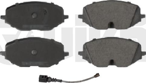 Vika 66981704001 - Гальмівні колодки, дискові гальма autocars.com.ua