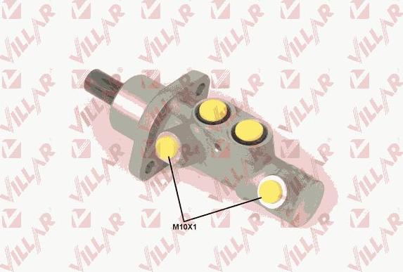 Villar 621.2307 - Головний гальмівний циліндр autocars.com.ua