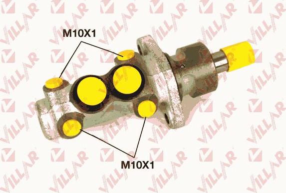 Villar 621.2855 - Головний гальмівний циліндр autocars.com.ua