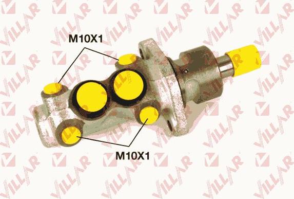 Villar 621.3535 - Головний гальмівний циліндр autocars.com.ua