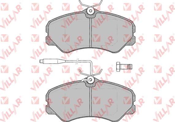 Villar 626.0011 - Гальмівні колодки, дискові гальма autocars.com.ua