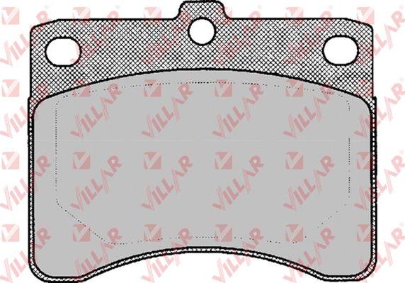 Villar 626.0056 - Гальмівні колодки, дискові гальма autocars.com.ua