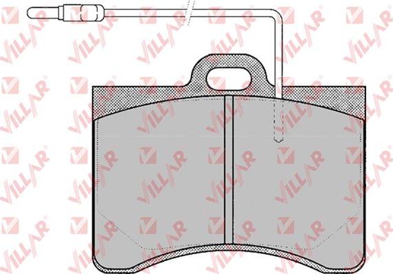 Villar 626.0132 - Тормозные колодки, дисковые, комплект autodnr.net