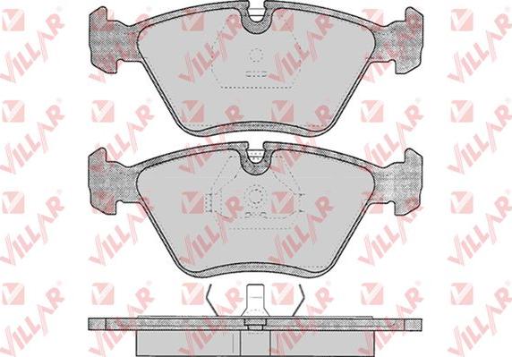 Villar 626.0193 - Гальмівні колодки, дискові гальма autocars.com.ua