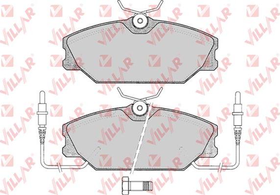 Villar 626.0258 - Гальмівні колодки, дискові гальма autocars.com.ua