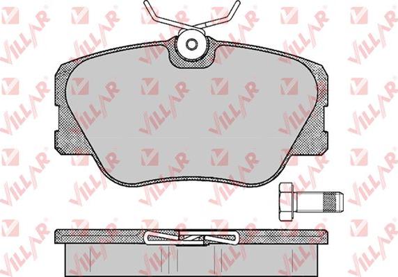 Villar 626.0280 - Гальмівні колодки, дискові гальма autocars.com.ua