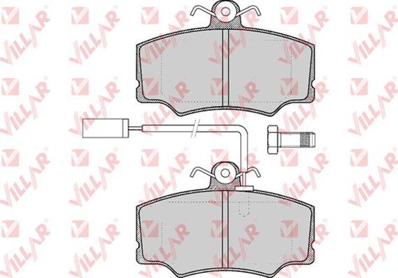 Villar 626.0316 - Гальмівні колодки, дискові гальма autocars.com.ua