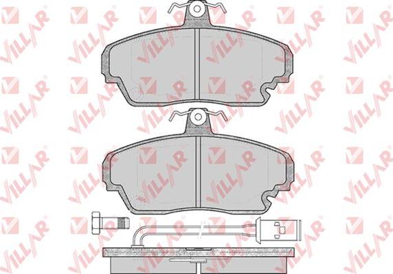 Villar 626.0340 - Гальмівні колодки, дискові гальма autocars.com.ua