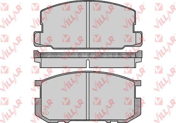 Villar 626.0416 - Тормозные колодки, дисковые, комплект autodnr.net