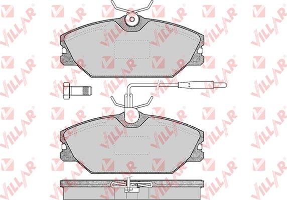 Villar 626.0445 - Гальмівні колодки, дискові гальма autocars.com.ua