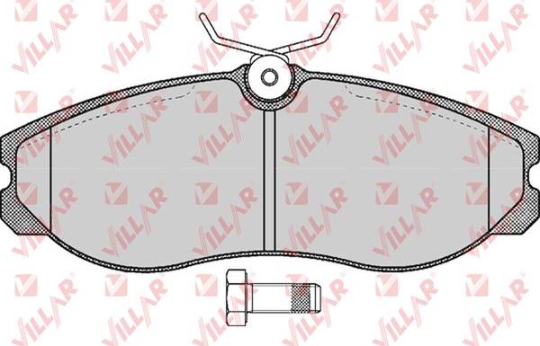 Villar 626.0470 - Тормозные колодки, дисковые, комплект autodnr.net