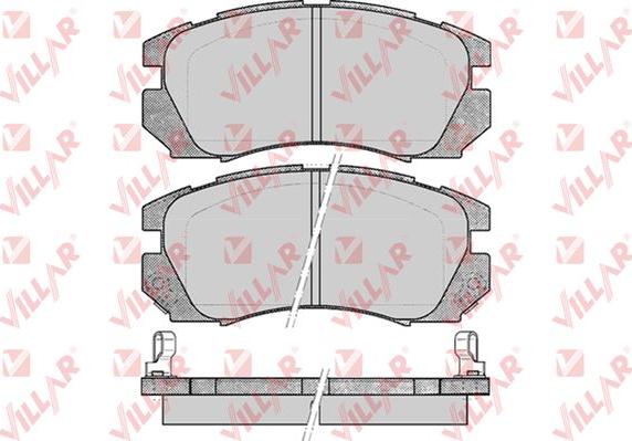 Villar 626.0479 - Тормозные колодки, дисковые, комплект autodnr.net