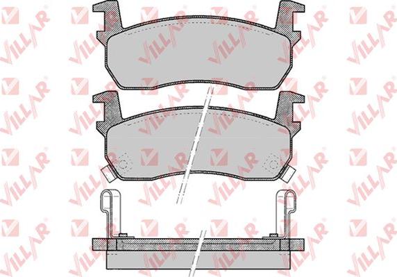 Villar 626.0516 - Тормозные колодки, дисковые, комплект autodnr.net