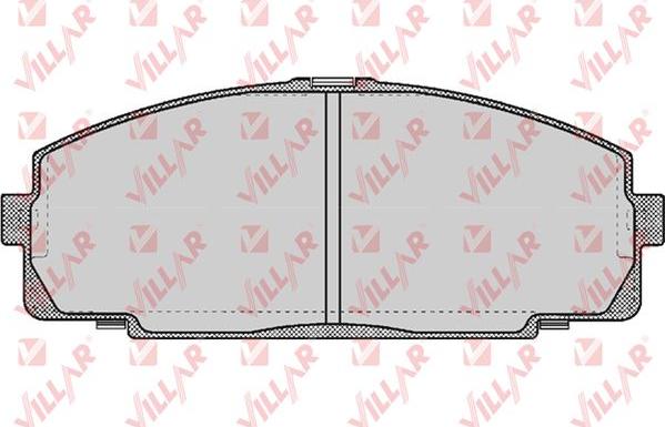 Villar 626.0577 - Тормозные колодки, дисковые, комплект autodnr.net