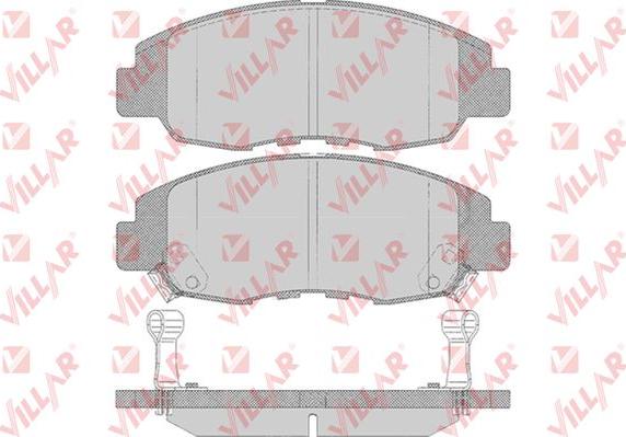 Villar 626.0641 - Гальмівні колодки, дискові гальма autocars.com.ua