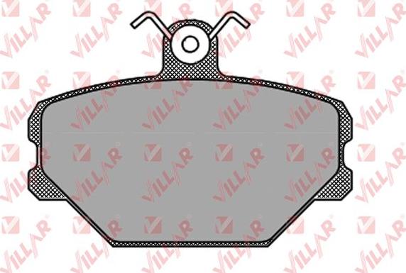 Villar 626.0916 - Тормозные колодки, дисковые, комплект autodnr.net