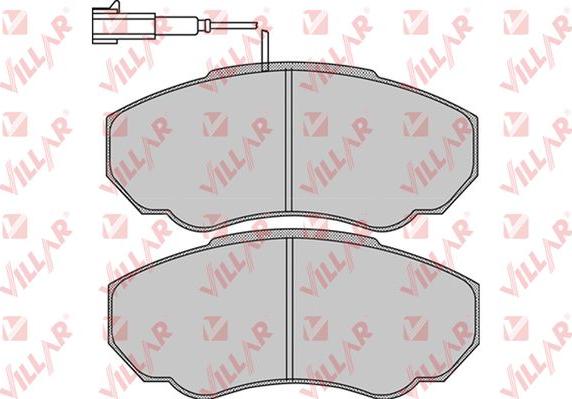 Villar 626.0966 - Тормозные колодки, дисковые, комплект autodnr.net