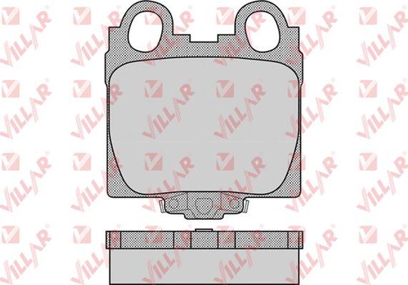 Villar 626.1051 - Тормозные колодки, дисковые, комплект autodnr.net